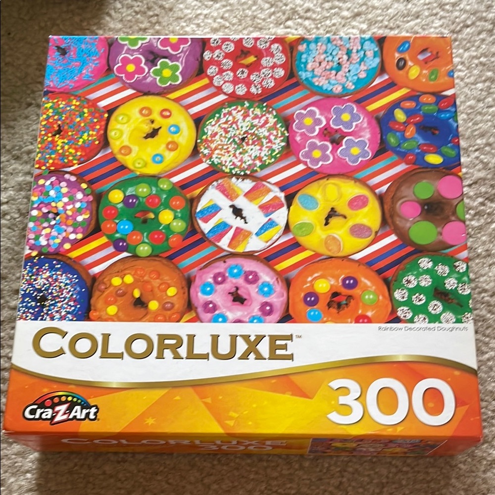 Colorluxe 300-Piece Colorful Donut Puzzle